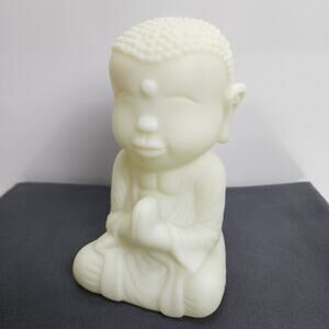 Meditating Buddha Battery Operated Color Changing Light-Up Silicone Shelf Sitter